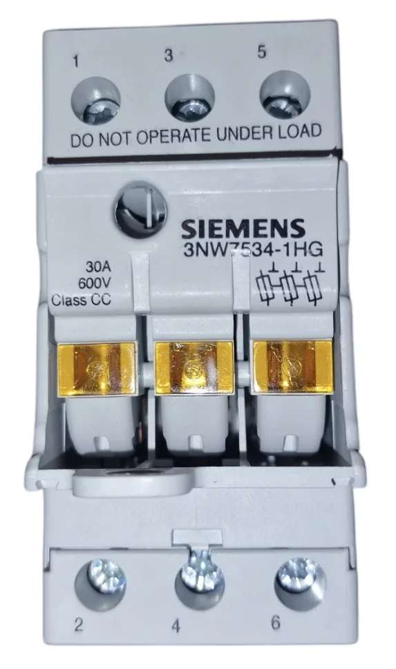 Siemens 3NW7534-1HG SENTRON Sicherungshalter Class CC 3-polig 30A 600V